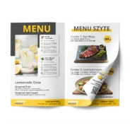 menu szyte