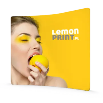 Ścianki reklamowe łukowe druk online