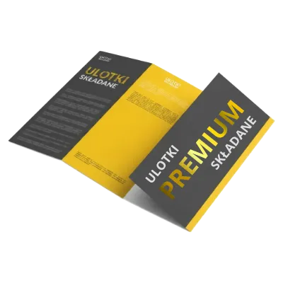 ulotki składane Premium druk online